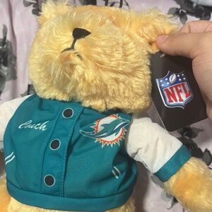 NFL Miami Dolphins Coach Bear - Teal and White
